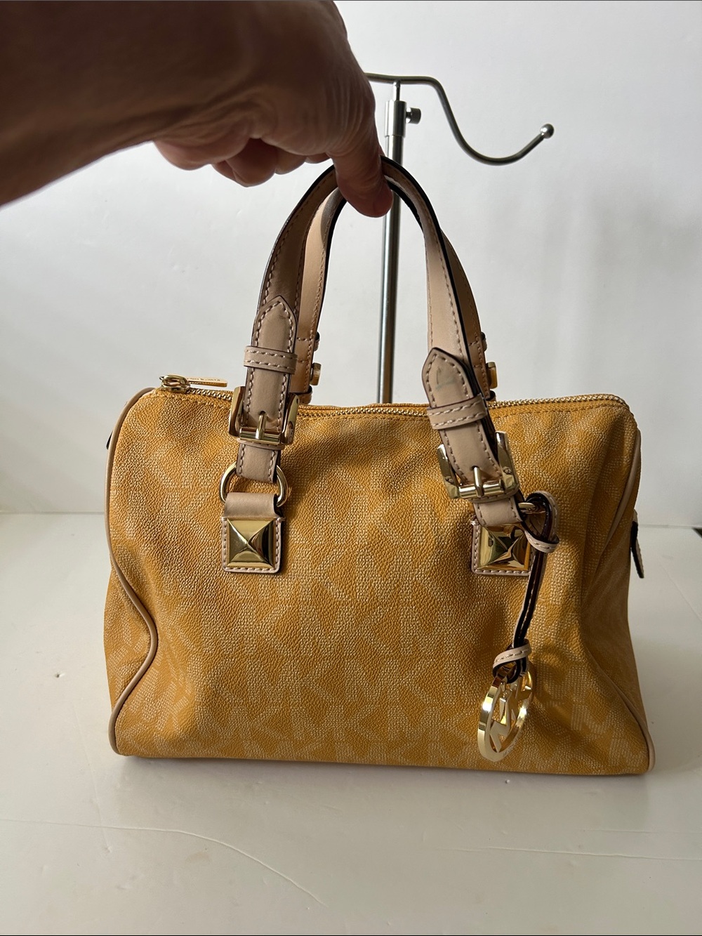 Michael Kors Grayson Leather Satchel Boho & Check Out My Over 150 5 Star Ratings